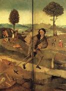 BOSCH, Hieronymus The Hay Wain(exeterior wings,closed) Sweden oil painting reproduction